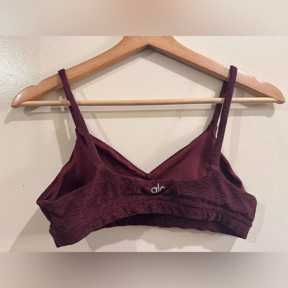 ALO Yoga Maroon Bralette - Picture 6 of 9